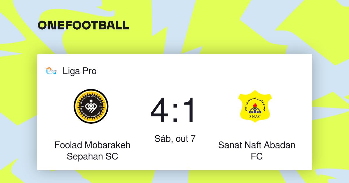 Foolad Mobarakeh Sepahan SC vs Sanat Naft Abadan FC, Liga Pro